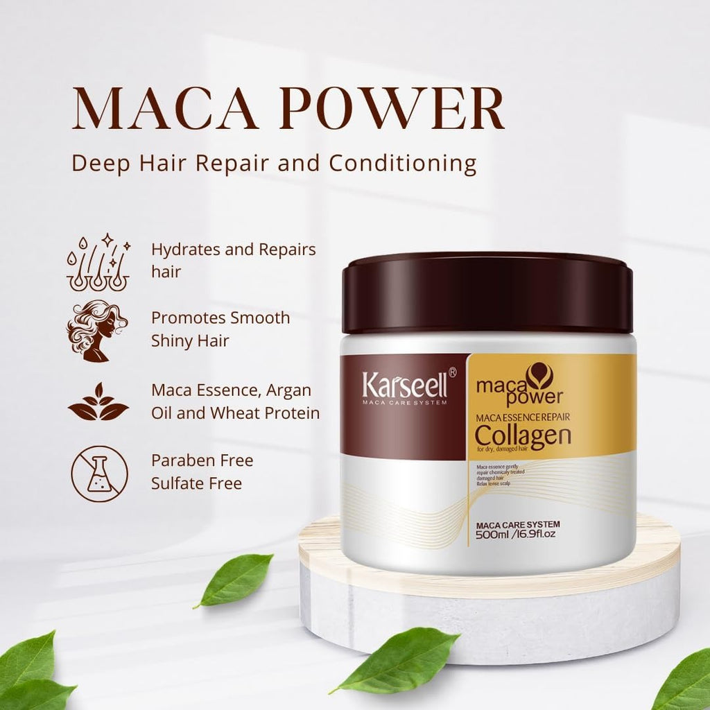 Karseell Collagen Deep Repair Conditioning Hair Mask       قناع الشعر كارسيل بالكولاجين لإصلاح الشعر بعمق
