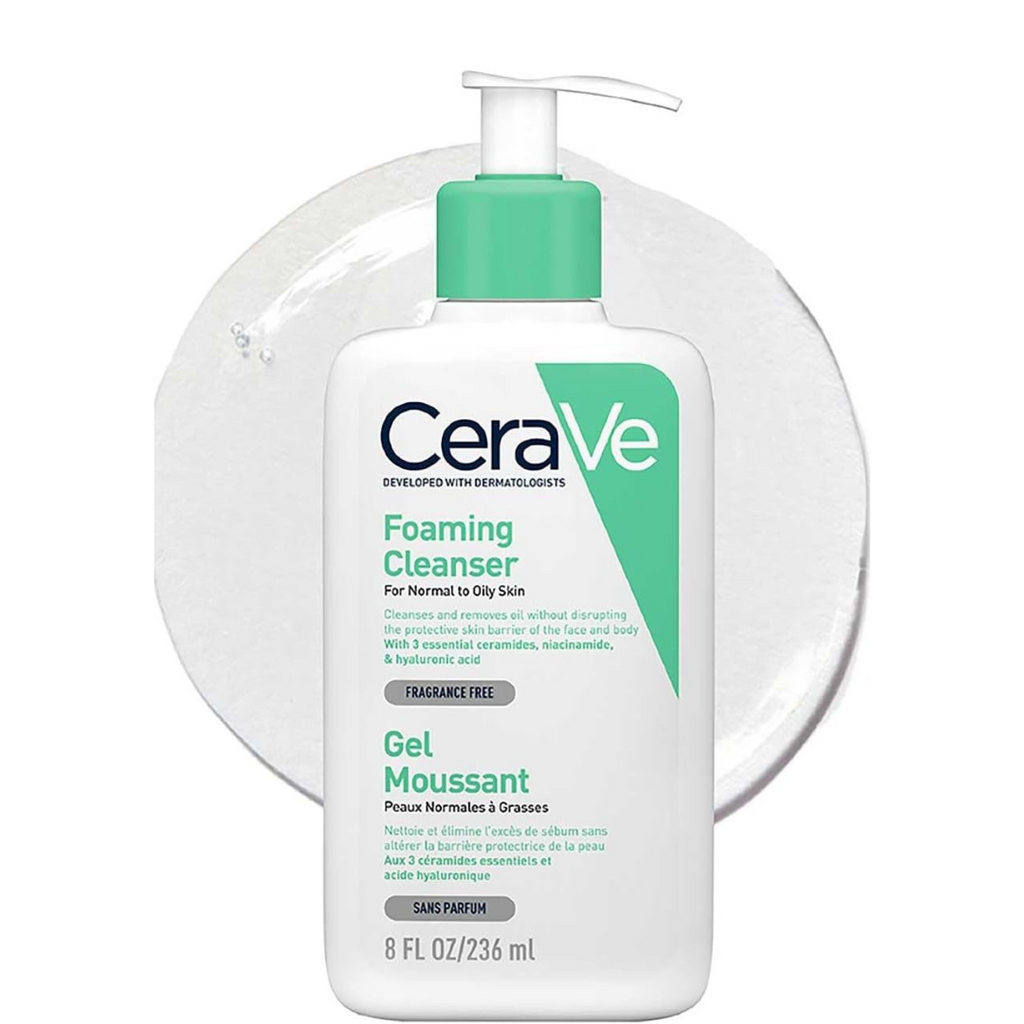 Cerave Foaming Cleanser            منظف سيرافي الرغوي