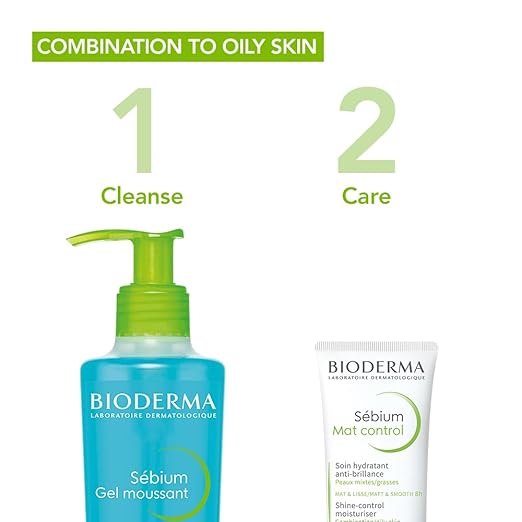 Bioderma - Face Cleanser - Sébium - Makeup Removing Cleanser          بيوديرما - منظف للوجه - سيبيوم - منظف لإزالة المكياج - منقي للبشرة - غسول للوجه للبشرة المختلطة إلى الدهنية