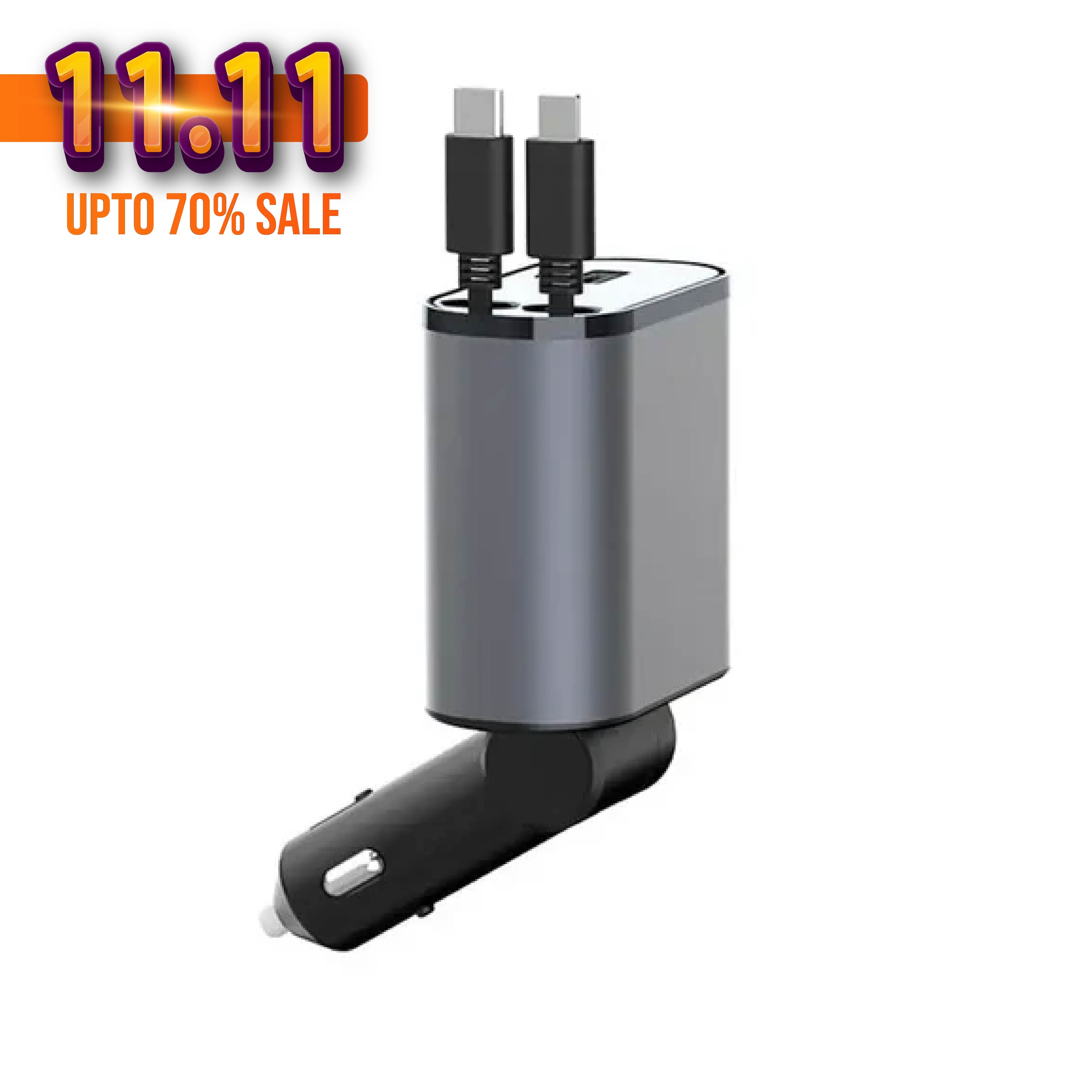 4 in 1 Retractable Charger