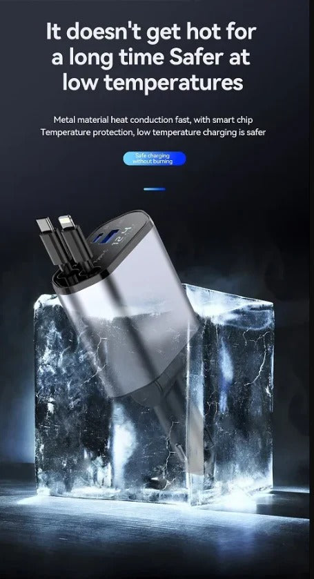 4 in 1 Retractable Charger