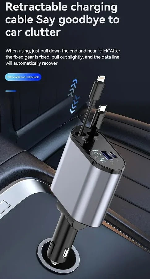 4 in 1 Retractable Charger